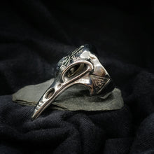 Load image into Gallery viewer, Bird Skull Viking Ring
